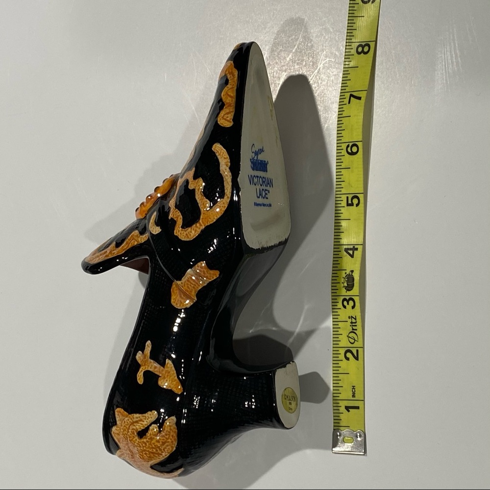 Autumn Witches Shoe black & orange by Seymour Mann - Picture 12 of 13
